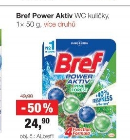 WC blok tuhý Power Aktiv Bref