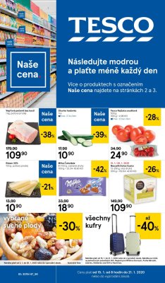 akční leták Tesco 15.1.2020-21.1.2020