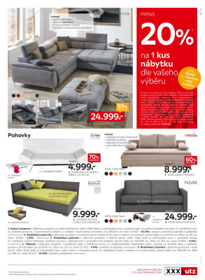 akční leták XXXLutz 20.1.2020-2.2.2020