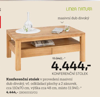 Konferenční stolek Linea Natura