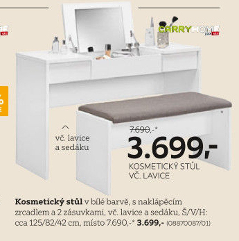 Kosmetický stůl Carry Home