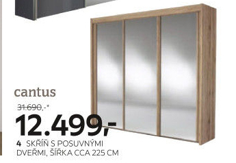 Šatní skříň Cantus
