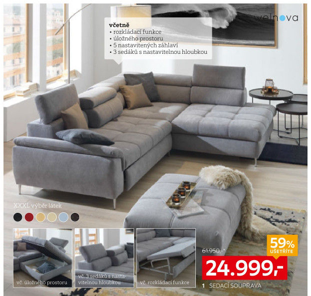 Sedací souprava Welnova
