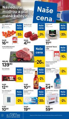 akční leták Tesco 22.1.2020-28.1.2020