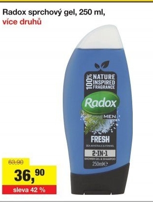 Sprchový gel Radox