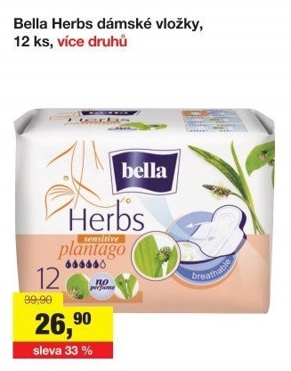 Vložky dámské Herbs Bella