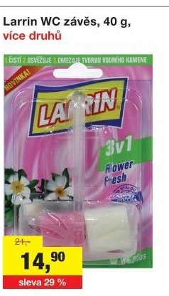 WC blok tuhý Larrin