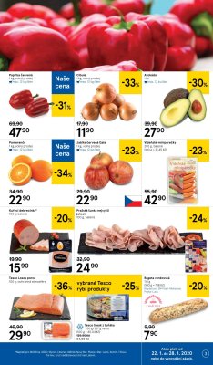 akční leták Tesco 22.1.2020-28.1.2020