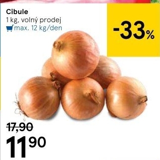 Cibule kuchyňská žlutá