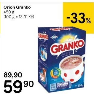 Instantní kakao Granko