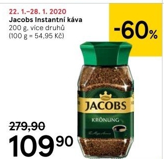 Instantní kávy Jacobs