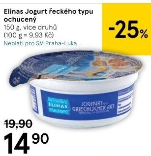 Ochucený jogurt řecký Elinas