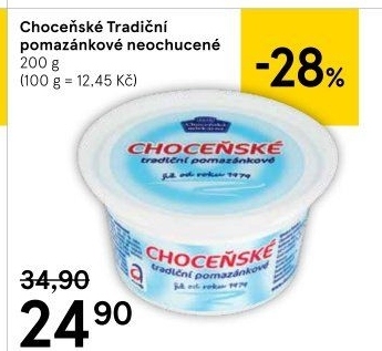 Tradiční pomazánkové Choceňské