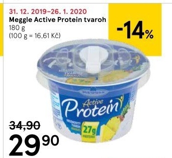 Tvaroh Active protein Meggle