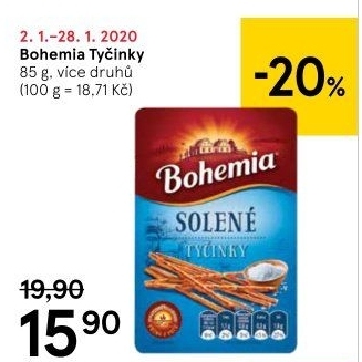 Tyčinky Bohemia