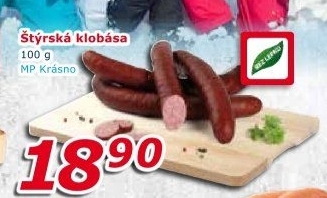 Štýrská klobása Krásno