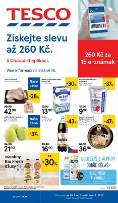 akční leták Tesco 29.1.2020-4.2.2020