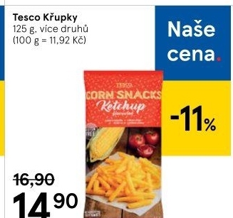 Křupky Tesco