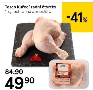 Kuřecí čtvrtky Tesco