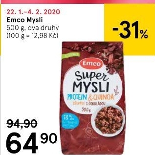 Müsli Super Mysli Emco