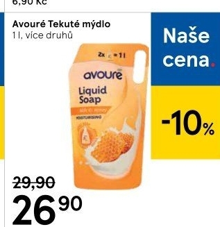 Tekuté mýdlo Avouré - náhradní náplň