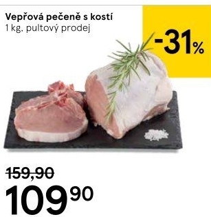 Vepřová pečeně s kostí