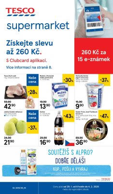 akční leták Tesco 29.1.2020-4.2.2020