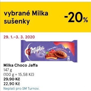 Čokopiškoty Milka