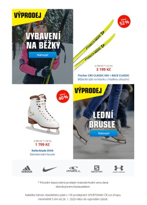 akční leták Sportisimo 26.1.2020-31.1.2020