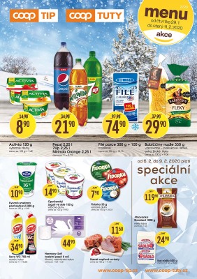 akční leták COOP 29.1.2020-11.2.2020