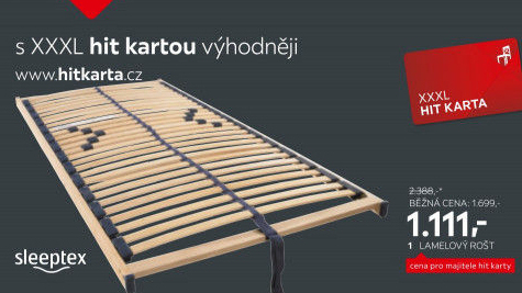 Lamelový rošt Sleeptex