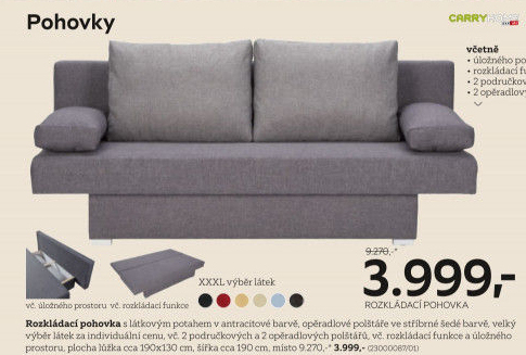 Pohovky Carry Home