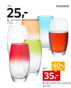 Sklenice Homeware