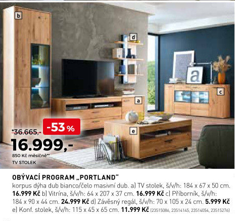 Obývací program Portland