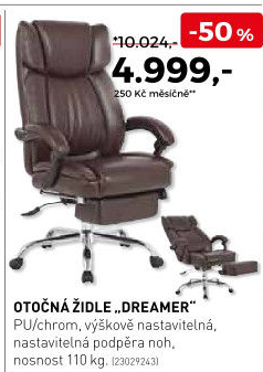 Otočná židle Dreamer