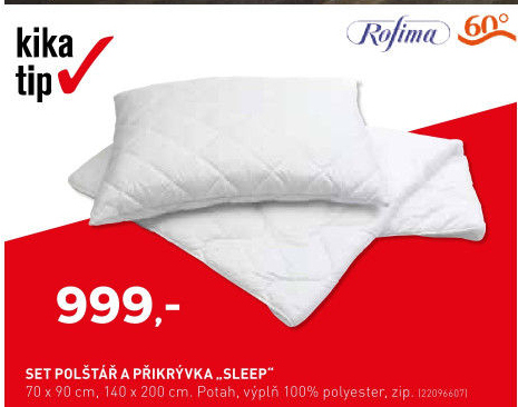 Polštář a přikrývka Sleep