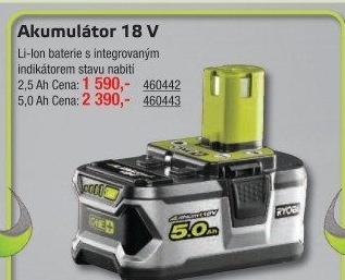 Akumulátor RB18L25 Ryobi