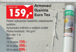 Armovací tkanina Euro Tex Den Braven