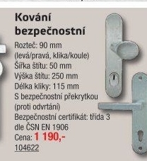 Kování Tower Cobra