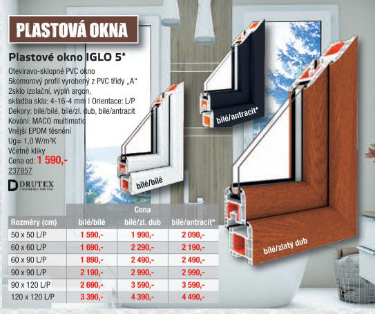 Plastové okno Iglo