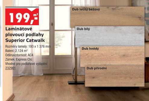 Plovoucí podlaha Kronotex