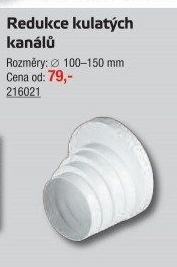 Redukce ventilačního kanálu