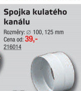 Spojka ventilačního kanálu