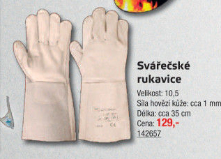 Svářečské rukavice