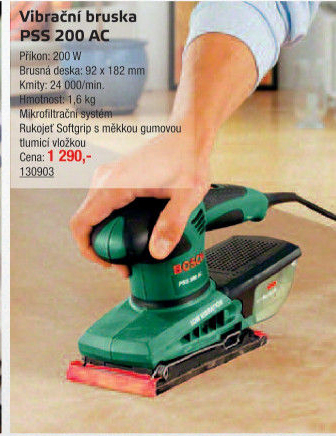 Vibrační bruska Bosch PSS 200 AC