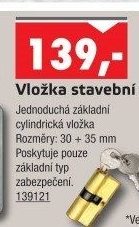 Vložkový zámek
