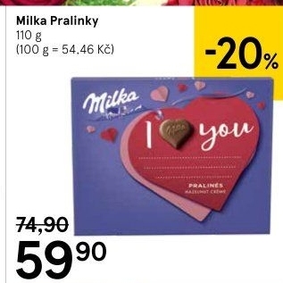 Bonboniéra Pralinky Milka
