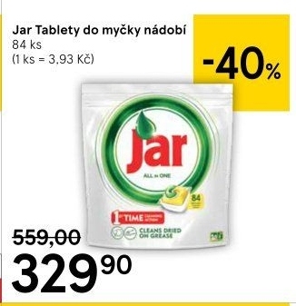 Kapsle do myčky Jar