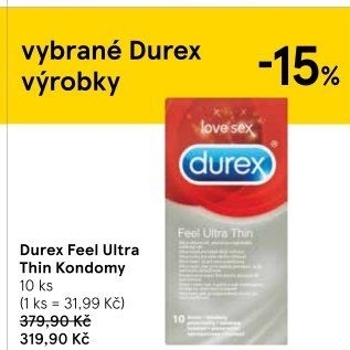 Kondomy Feel Ultra Thin Durex