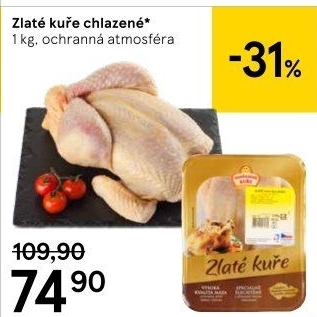 Kuře Zlaté Vodňanské kuře